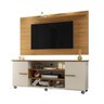 Rack Odeon com Painel para TV até 50 Polegadas com Rodízios e 2 Portas Móveis Bechara - 2