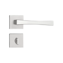 Ver imagem 2 de Fechadura Externa Pado Vivaldi 40mm Cromada Roseta Quadrada 885-40 Banheiro / Wc