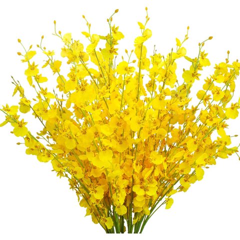 Orquídeas Orquídea Kit 15 Galhos Flor de Mesa Arranjo Buquê