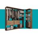 Ver imagem 5 de Closet Modulado Canto 4 Gavetas Alasca Freijó Carraro