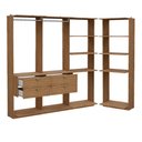 Ver imagem 3 de Closet Modulado Canto 4 Gavetas Alasca Freijó Carraro