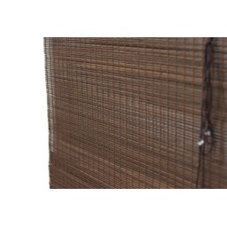 Persiana Bambu Romana Tabaco 80 (L) X 160 (A) cm Cortina Madeira C/ Bandô 0,80 x 1,60 Marrom Escuro - 4