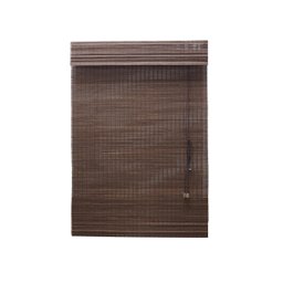 Persiana Bambu Romana Tabaco 80 (L) X 160 (A) cm Cortina Madeira C/ Bandô 0,80 x 1,60 Marrom Escuro - 8