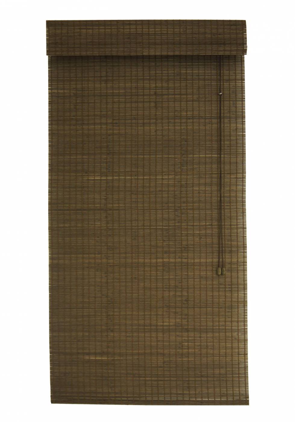 Persiana Bambu Romana Tabaco 80 (L) X 160 (A) cm Cortina Madeira C/ Bandô 0,80 x 1,60 Marrom Escuro - 9