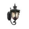 Arandela Colonial Luxo Vidro 1E27 24x43cm - 1