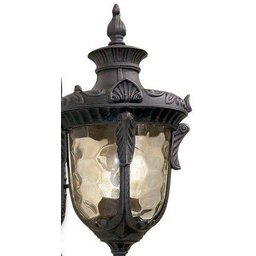 Arandela Colonial Luxo Vidro 1E27 24x43cm - 2