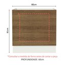 Ver imagem 2 de Balcão para Forno de Embutir 80 X 60 Cm sem Tampo Branco/rustic Glamy, Stella Madesa