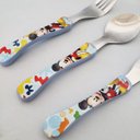 Ver imagem 2 de Conjunto de Talheres Mickey 3 Peças Garfo Faca Colher Inox Disney Infantil Simonaggio