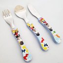 Ver imagem 5 de Conjunto de Talheres Mickey 3 Peças Garfo Faca Colher Inox Disney Infantil Simonaggio
