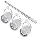 Ver imagem 1 de Kit Trilho 1 Metro com 3 Spots Nordecor Bell Par 30 E27 Bivolt Branco