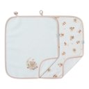 Ver imagem 1 de Kit 2 Babinhas Paninho de Boca Menina Matelasse New Baby-hug