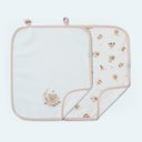 Ver imagem 3 de Kit 2 Babinhas Paninho de Boca Menina Matelasse New Baby-hug
