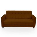 Ver imagem 4 de Sofá + 1 Poltrona para Sala de Estar Moderno Confortável Veneza Suede