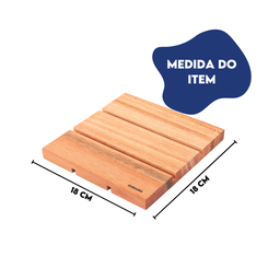 Kit com 4 Descansos de Panela de Madeira Essence - 3