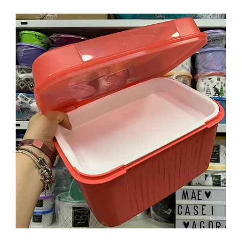 Tupperware Visual Box com Bandeja Tupper Pets 4,5 L Tupperware Visual Box com Bandeja Tupper Pets 4,