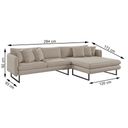 Ver imagem 7 de Sofá Jade com Chaise Lateral Direita 2,84m em Linho