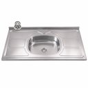 Ver imagem 7 de Pia de Cozinha com Cuba e Válvula Bali 100cm Aço Inox - Ghel Plus