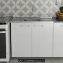 Ver imagem 2 de Pia de Cozinha com Cuba e Válvula Bali 100cm Aço Inox - Ghel Plus