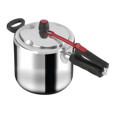 Panela de Pressao Clock 7,0l com Fechamento Interno Aluminio Polido