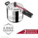 Ver imagem 4 de Panela de Pressao Clock 7,0l com Fechamento Interno Aluminio Polido