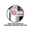 Ver mais imagens de Panela de Pressao Clock 7,0l com Fechamento Interno Aluminio Polido