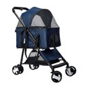 Ver imagem 5 de Carrinho Gato Cao Cachorro Pet Passeio Berço Moises Removivel Transporte Animal de Estimaçao Confort