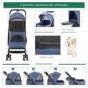 Ver imagem 4 de Carrinho Gato Cao Cachorro Pet Passeio Berço Moises Removivel Transporte Animal de Estimaçao Confort