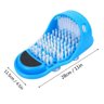 Chinelo Lava Pes com Escova Massageador Esfoliante Ventosa Limpa e Lixa para Banho - 6