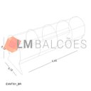 Ver imagem 3 de Expositor de Tiara Aramado Individual - Branco - 0,50 M