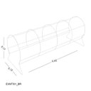 Ver imagem 4 de Expositor de Tiara Aramado Individual - Branco - 0,50 M