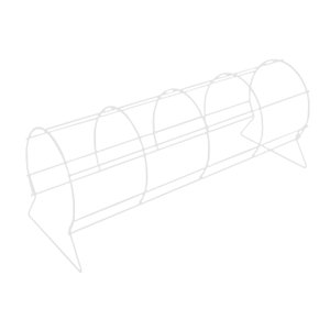 Expositor de Tiara Aramado Individual - Branco - 0,50 M