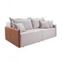 Ver imagem 4 de Sofá Bali 1,80 3 Lugares Compose Império Estofados Linho Linho Gelo 185/856