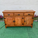 Ver imagem 1 de Balcão Buffet em Madeira de Demolição 1,50m Sudeste Rústico