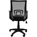 Ver imagem 2 de Cadeira de Escritório Secretária Nelis Base Pp Preta Preto