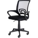 Ver imagem 1 de Cadeira de Escritório Secretária Nelis Base Pp Preta Preto