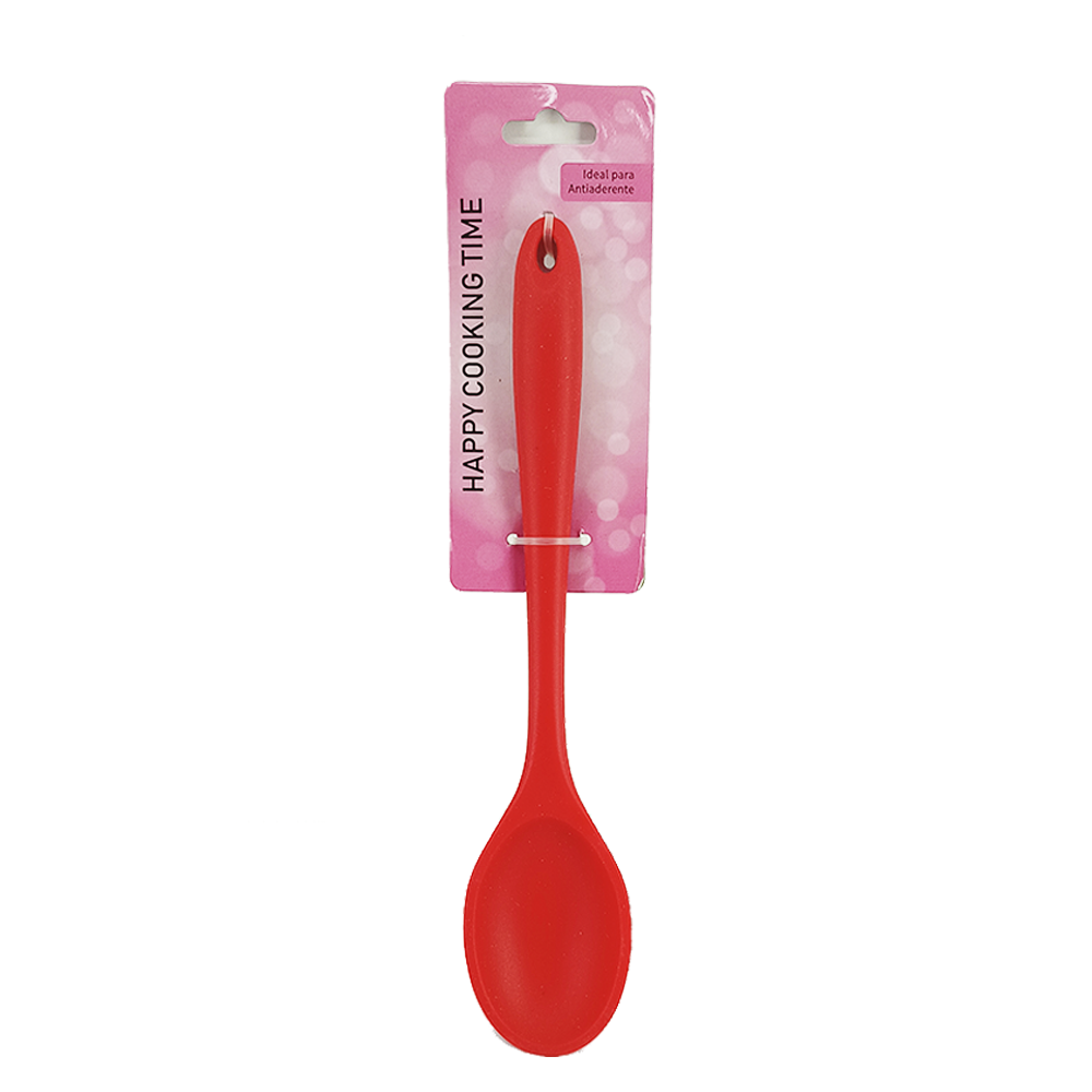 Kit 2 Colheres de Silicone Cozinha 27cm