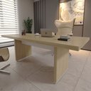 Ver imagem 1 de Mesa para Escritório Tamburato Carvalho/branco - Artany Móveis