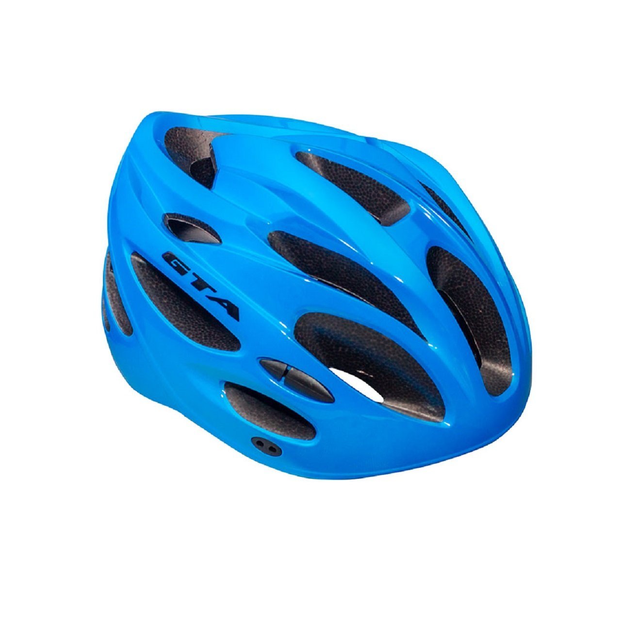 Capacete Ciclismo Mtb 20 Entradas De Ar Com Led Azul Gta:Azul/M 54-58Cm