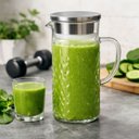 Ver imagem 5 de Jarra Vidro Tampa Inox Hermetica 1,5L Agua Suco Jarro Transparente Geladeira