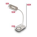 Ver imagem 5 de Luminária de Mesa Led Carregamento Indução Touch Articulável