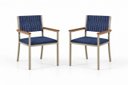 Ver imagem 4 de Conjunto Gourmet Náutica 8 Cadeiras Elegance Solare-azul