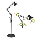 Ver imagem 1 de Luminaria Abajur Chao Articulada Pedestal Metal E27 Iluminaçao Quarto Sala Mesa Sofa Estudos Trabalh