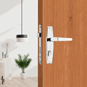 Ver imagem 1 de Conjunto Fechadura Externa 1000 Alavanca Cromado Silvana