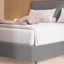 Ver imagem 3 de Cama Casal One Com Cabeceira Moderna Robusta Com Pé Eucalipto