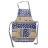 Avental Tecido de Cozinha com Bolso - Panami - Galinha Azul - 3