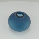 Ver imagem 6 de Vaso Moana Decorativo Cachepô Enfeite 11x15x15cm Vidro Azul