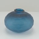Ver imagem 7 de Vaso Moana Decorativo Cachepô Enfeite 11x15x15cm Vidro Azul