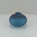 Ver mais imagens de Vaso Moana Decorativo Cachepô Enfeite 11x15x15cm Vidro Azul