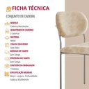Ver imagem 5 de Conjunto com 2 Cadeiras Metal Marchezine Moderna Mobilia Milano Prata