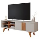 Ver imagem 1 de Rack Bancada Paraty 180cm Off White/cinamomo para Tv até 60” - Permóbili